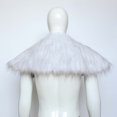 thumbnail image 5 of Lovzfmll Viking Faux Fur Collar for Men, Fur Mantle Shoulder Shawl Wrap, Medieval Retro Cloak Halloween Cosplay Costume, 5 of 5