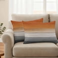 thumbnail image 3 of Outdoor Waterproof Pillow Covers Farm Retro Grey Wood Board Decorative Throw Pillow Protectors,Pillowcase Cushion Cases for Patio Sofa Garden Couch,20x12in,Pack of 2, 3 of 14