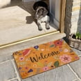 thumbnail image 6 of Floral Welcome Coir Door Mat for Front Door, Spring Summer Colorful Cute Flowers Outdoor Welcome Mats for Entrance,Garden,RV,Patio,Home Porch Decor Doormat 30x17 Inch, 6 of 6