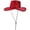 Red, variant on jiaxiM Cowboy Hat Holder for Truck Casual Western Cowboy Hat Lightweight Comfortable for Parties Events Stage Performance and Daily