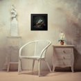 thumbnail image 4 of Droste, Holger 12x12 Black Modern Framed Museum Art Print Titled - I Am The King ,.. Who Else !, 4 of 5