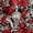 Gray Red, variant on Castle Fairy Chic Floral King Bedding 7pcs,Pink Fashion Perfume Pattern King Bed in a Bag,Pink White,Pink Reversible