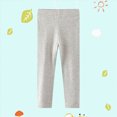 thumbnail image 2 of Gibobby Toddler Kids Girls Leggings Fall Winter Warm Fleece Lined Leggings Thick Thermal Pants Footless Tights Skinny Leggings Girls Stretch Tights(4 Years,Light Gray), 2 of 5