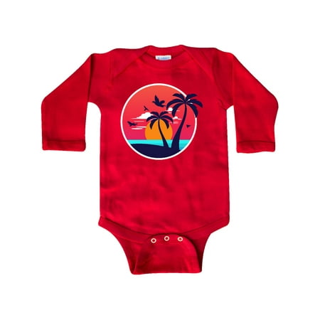 

Inktastic Beach Sunset Gift Baby Boy or Baby Girl Long Sleeve Bodysuit