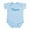 Sky Blue, variant on CafePress - Elegant Leaper Infant Bodysuit - Baby Light Bodysuit, Size Newborn - 24 Months