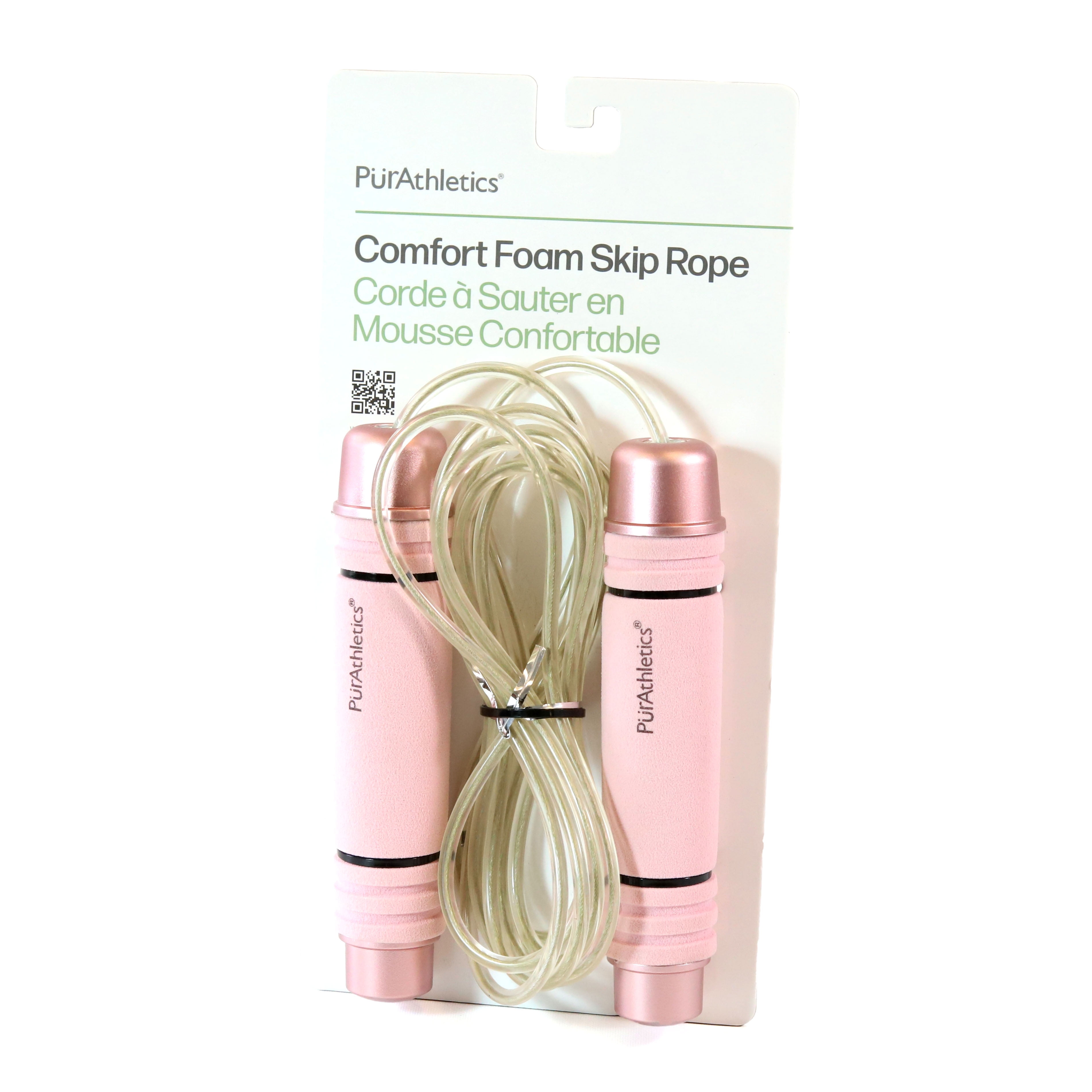 PurAthletics Comfort Foam Skip Rope - Pink