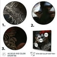 thumbnail image 3 of Designart "Day of the Dead Mexican Portrait I" Fashion Framed Wall Art Decor - Glam Black Woman Hallway Framed Wall Art Decor, 3 of 6