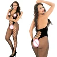 thumbnail image 3 of Medias sexis para el cuerpo para mujer, picardías erótico con entrepierna abierta, medias de malla, lencería, Body erótico, ropa de dormir, peluches, 3 of 5