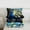 Blue Green Yellow, variant on Castle Fairy 3-Piece Full Peacock Exotic Comforter Set