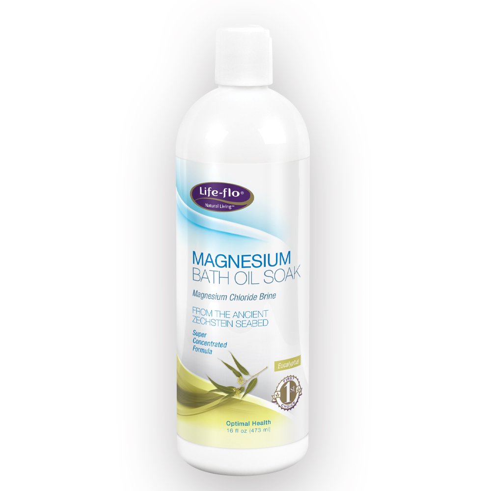 Lifeflo Magnesium Bath Oil Soak Potent Magnesium Chloride Soothes