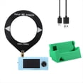 thumbnail image 1 of Kit de Mini Receptor de Radio SI4732 de 10 KHz A 180 MHz, Pantalla de 1,9 Pulgadas, Receptor de Radio de Corta FM/AM/LSB/USB, Radio SI4732 + Soporte 3D, 1 of 8