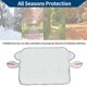 thumbnail image 3 of Cubierta de parabrisas de Unique Bargains, cubierta de parabrisas de coche, cubierta magnética gruesa, protector de nieve para sombra de sol en invierno UV, 3 of 6