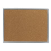 Universal 43612-UNV 24 in. x 18 in. Cork Bulletin Board - Tan Surface, Aluminum Frame
