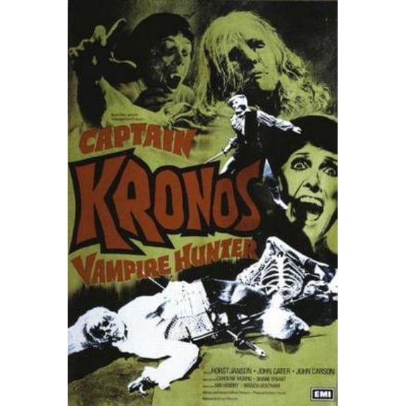 Captain Kronos Vampire Hunter Movie Poster 24x36 24Inx36In Multi-Color Square Adults Best Posters