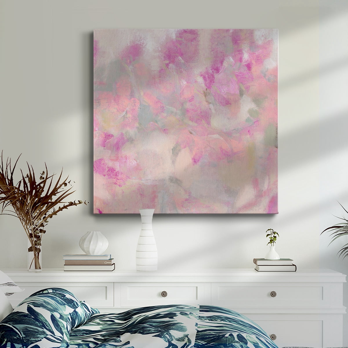 Wexford Home Blooming Shrub I-Premium Gallery Wrapped Canvas, 32" x 32" - Ready to Hang