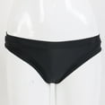 thumbnail image 2 of Qiylii Women Sexy Triangle Bikini Bottom Low Waist Solid Swim Trunks V-string Bathing Suit Swimsuit Swimwear, 2 of 4