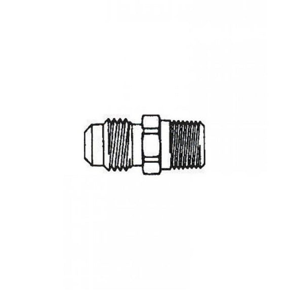 American Imaginations AI-35639 0.625 x 0.5 in. Flare Male Adapter, Brass