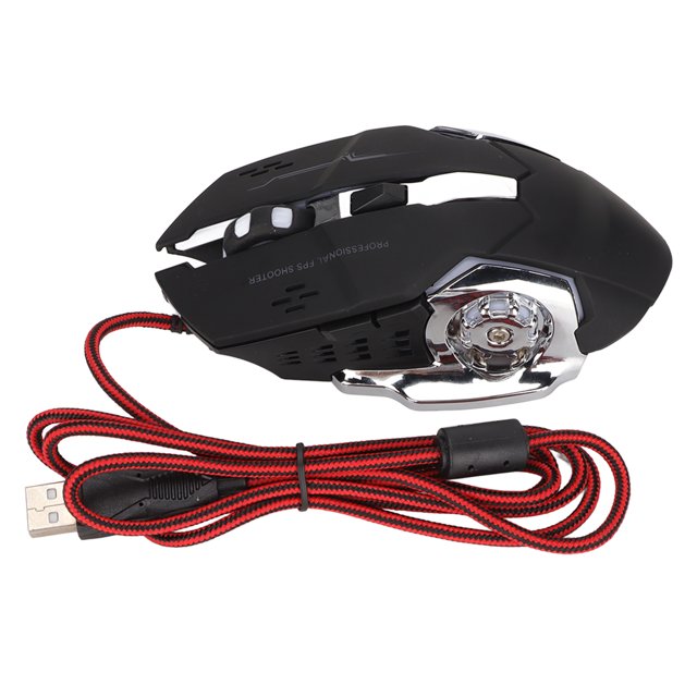 Wired Mechanical Mouse Breathing Light Plug and Play Mechanical Design RGB 1200DPI RGB Wired Gaming Mouse for Computer Equipment ANGGREK Otros