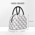 thumbnail image 2 of Fotbe Poodle Dog Pattern Lunch Bag, Insulated Lunch Box, Small Leakproof Cooler Food Lunch Containers Reusable High Capacity Lunch Tote Bags for Work, Travel, Outdoor, 2 of 6