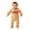 Orange, variant on Striped Long Sleeve Romper Pumpkin Halloween Onesie Soft Breathable Fall Jumpsuit Orange 6-12 Months