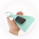 thumbnail image 4 of Raindrops 1Set Small Dustpan and Brush Set Sky Blue Plastic for Cleaning Desktop and Pets, 4 of 8