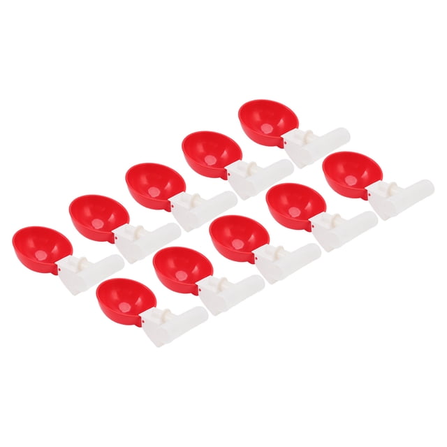 Vaso Para Beber Pollo Juego De 10 Ahorros De Agua Duradero Sin Fugas Automático Bebedero De Agua Vasos De Plástico Para El Hogar Para Pato Y Pájaro ANGGREK Otros