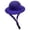 Dark Purple, variant on Chicken Hats For Hen Small Funny Chicken Accessories Feather Top Hat