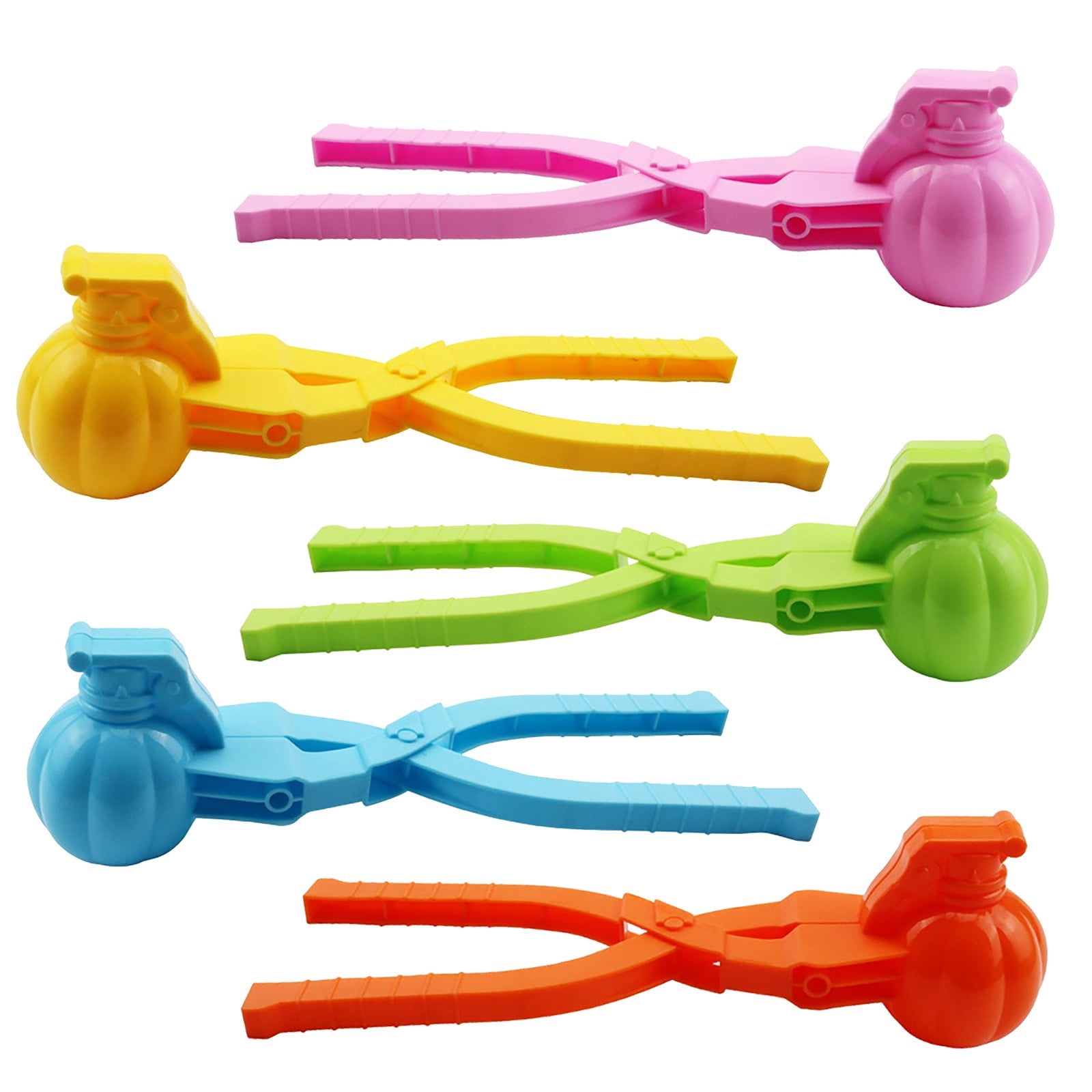 Lot De 2 Pinces à Boules De Neige Géantes – Moules En Plastique Rigide Pour Fabriquer Des Boules De Neige En Un Clin D’œil – Jeu D’hiver Extérieur Pour Enfants Et Filles