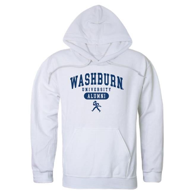 W Republic 561-431-WHT-04 Men Washburn Ichabods Alumni Hoodie, White - Extra Large