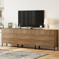 thumbnail image 2 of Modern 9 Drawer Dresser TV Stand for TVs up to 100 Inch, Reeded Entertainment Center, Wood TV Console with Storage for Living Room, 2 of 8