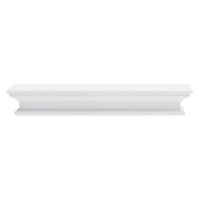 Tablette Murale Flottante Classique Blanche de 32 Po