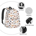 thumbnail image 6 of Rateoe Horses Pattern Student Backpack,Backpack for School,Lightweight Bag,Travel Backpack,Outdoor Backpack,Large Capacity Backpack, 6 of 6