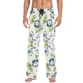 thumbnail image 7 of FORMRS Mens Pajama Pants with Pockets Sleepwear Lounge Bottoms Sizes S-2XL, Light Floral Pattern, 7 of 7