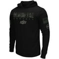 thumbnail image 2 of Men's Colosseum Black Oklahoma State Cowboys OHT Military Appreciation Hoodie Long Sleeve T-Shirt, 2 of 4