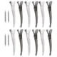 thumbnail image 1 of Pinzas para peinar el cabello, 12 piezas, pinzas para seccionar el cabello, pinzas para el cabello antideslizantes, pinzas para el cabello de grado profesional, 1 of 14