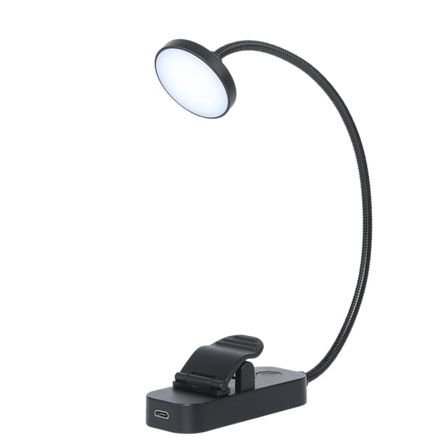 Manguera Led Clip Libro Luz Regulable Estilo Dos 12Led Cabezal de Ducha Negro Tomshoo Luz de noche