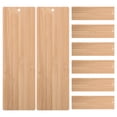 thumbnail image 1 of 10Pcs Unfinished Bookmarks Bamboo Chips Rectangular Cutouts Rectangular Cutouts Bamboo Crafts, 1 of 6