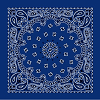 thumbnail image 4 of The BIG BANDANA - The ORIGINAL AMERICAN BANDANA BIGGER THICKER 2X THE SIZE BLUE, 4 of 4