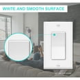 thumbnail image 5 of UCOMEN Decorator Light Switch - 3-Wire, 15A, 120V/277V, White (10-Pack), 5 of 6