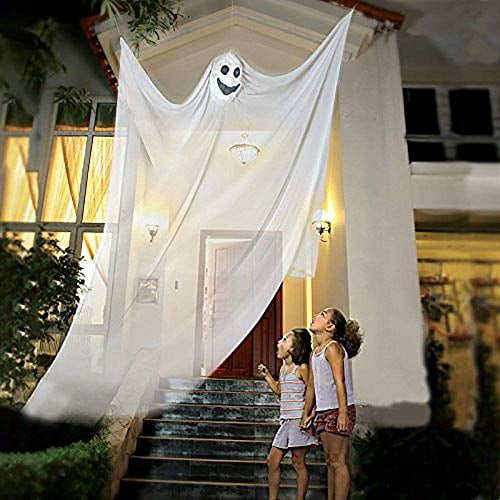 AOFOX Halloween Hanging Ghost Prop Hanging Skeleton Flying Ghost