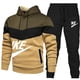 thumbnail image 4 of Conjuntos de otoño e invierno para hombre, sudadera con capucha y pantalones con cremallera, chándal informal, ropa deportiva de marca, novedad de 2024, 4 of 5