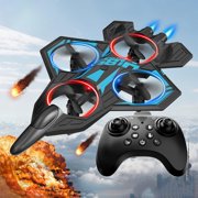 Remote Control Airplanes, RC Planes for Adults, Airplane Fighter Jet with Light, 360° Flip, Stunt Roll, Beginners Gifts