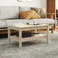 thumbnail image 1 of vidaXL Coffee Table 80x50x40 cm Solid Wood Pine, 1 of 5