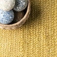 thumbnail image 4 of nuLOOM Eleonora Casual Jute Area Rug, 7' 6" x 9' 6", Eleonora Yellow, 4 of 13