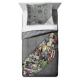 thumbnail image 2 of Marvel Comics 80th Anniversary 2 Piece Twin Size Kids Comforter & Sham Set, 2 of 5
