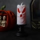 thumbnail image 4 of Fiudx Candelabro de Halloween con Luz Led, Diseño de Calavera de Calabaza, Efecto de Llama Hueca de Doble Cara, Seguro y Reutilizable, Decoración de Bar para El Hogar, Esencial para Fiestas, Material, 4 of 6