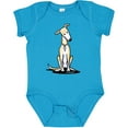 thumbnail image 3 of Inktastic Curious Greyhound Boys or Girls Baby Bodysuit, 3 of 5