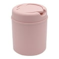 thumbnail image 2 of Mini Desk Can with Lid, Swing-Lid Wastebasket Can for Desk, Tiny Countertop Garbage Bin Small Garbage Can Desktop Bin, Waste Paper Basket for Office,B-Pink, 2 of 6
