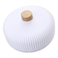 thumbnail image 2 of Plateau de Service Divisé 3 Compartiments en Plastique Robuste Simple Multifonction avec Couvercle pour Fête de Famille Bureau Blanc, 2 of 10
