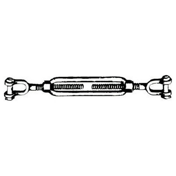 Chicago Hardware  030656; Turnbuckle J&J Galvanized 3/8In X 6I
